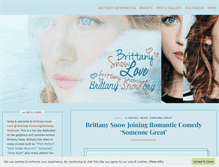 Tablet Screenshot of brittany-snow.net